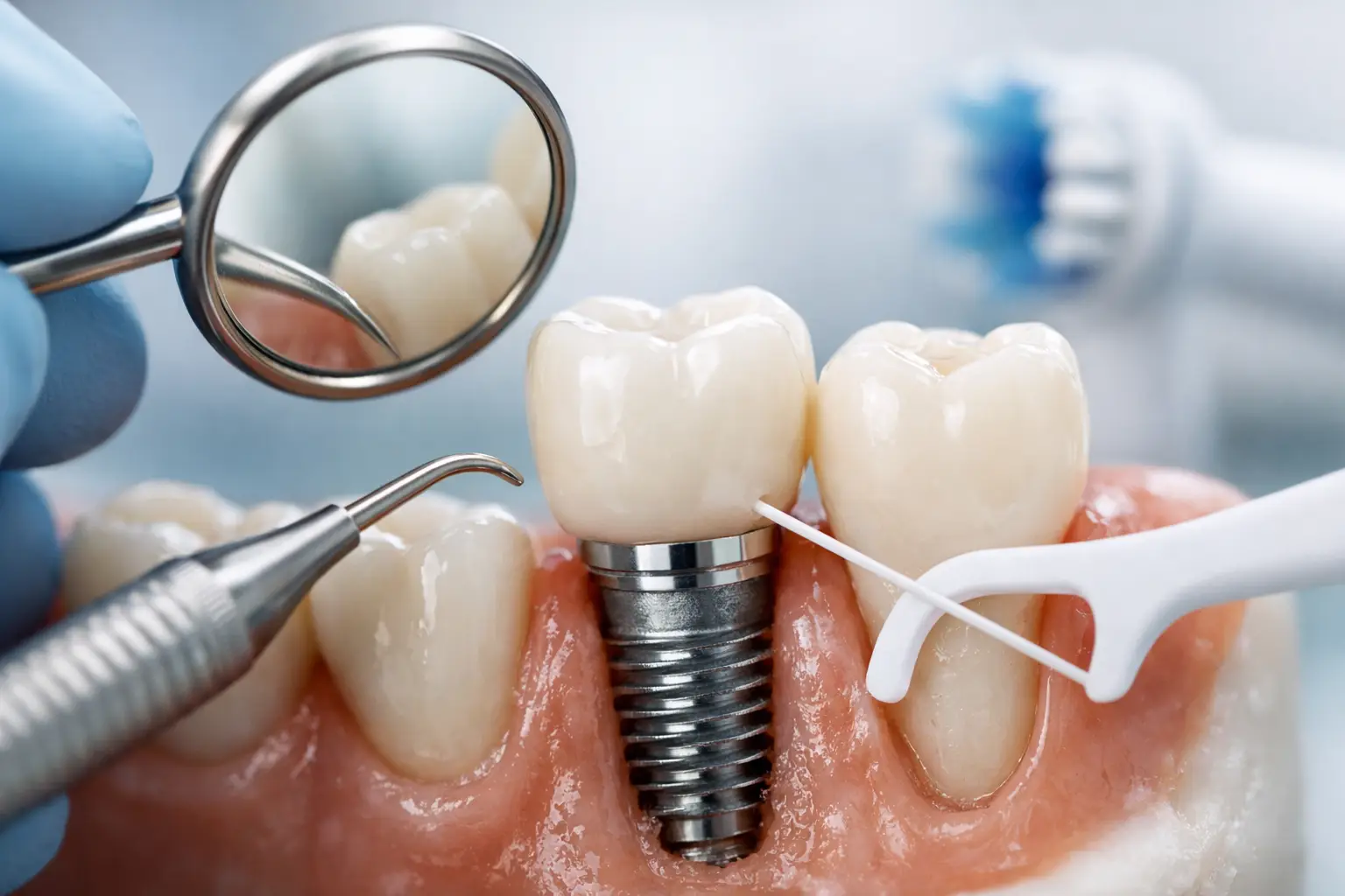 Igiene dentale per impianti: cosa sapere