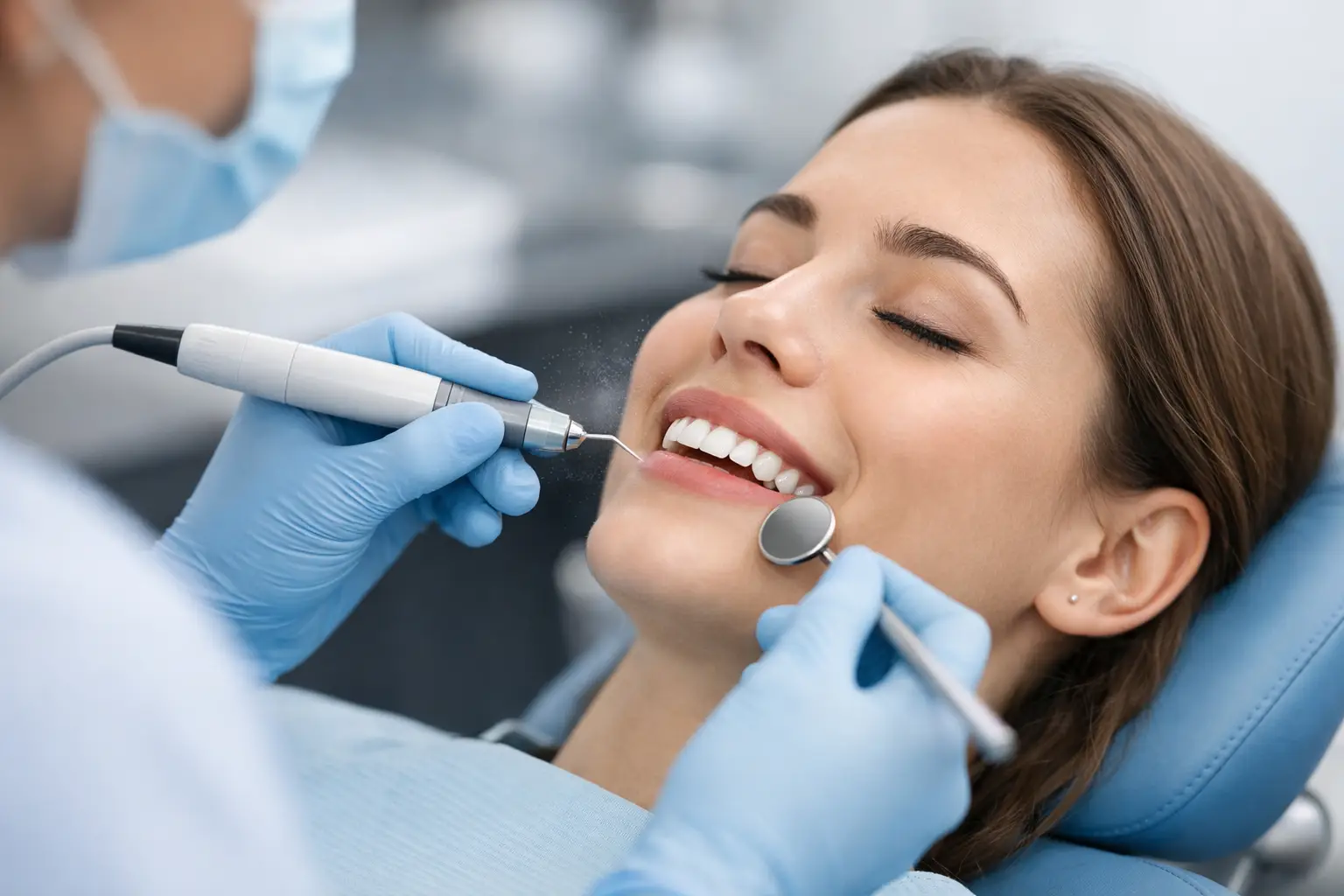 Pulizia denti senza dolore: cosa aspettarsi