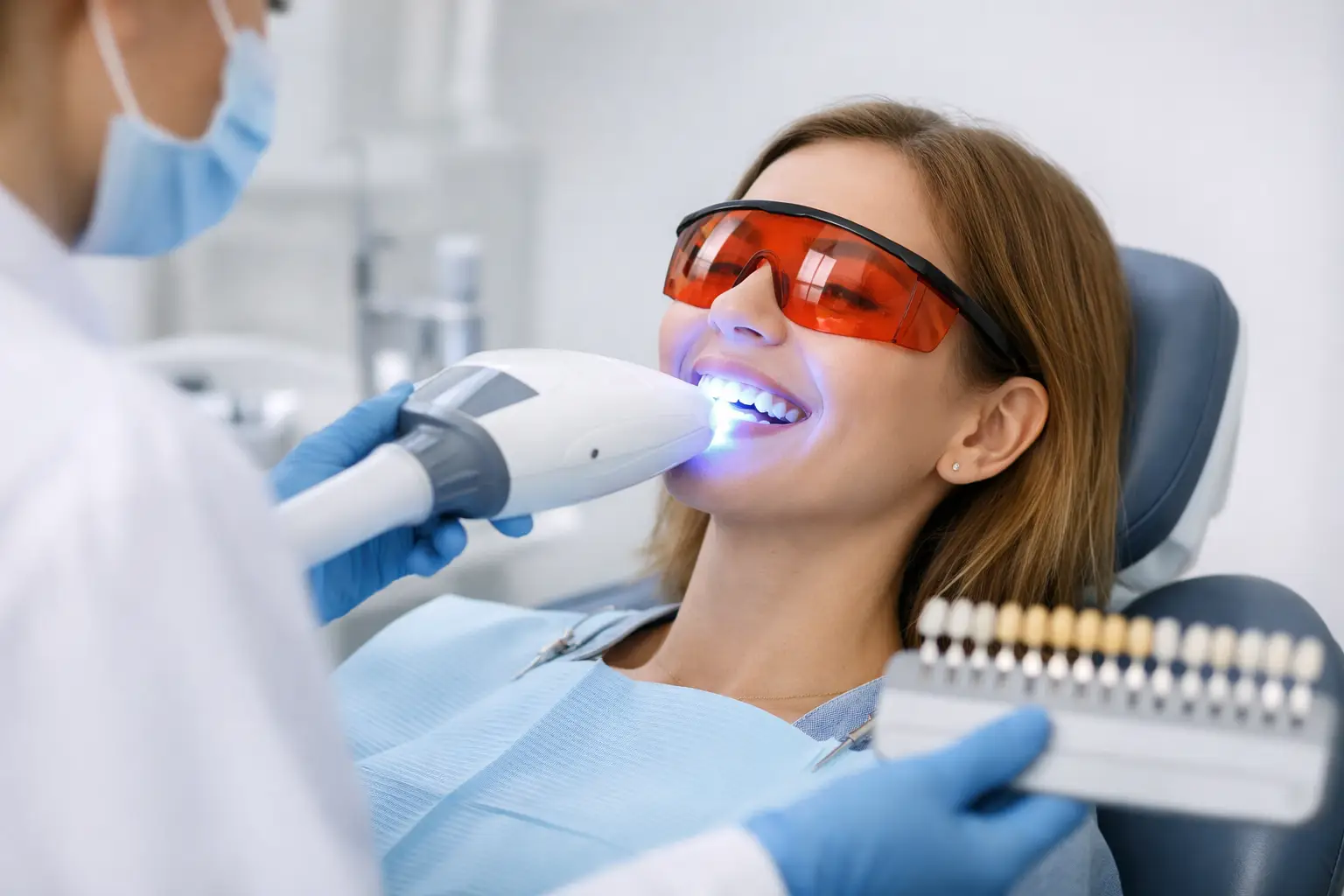 Sbiancamento denti in studio dentistico: come funziona